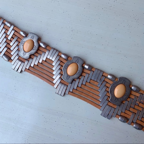 Metal Leather Belt main image 4